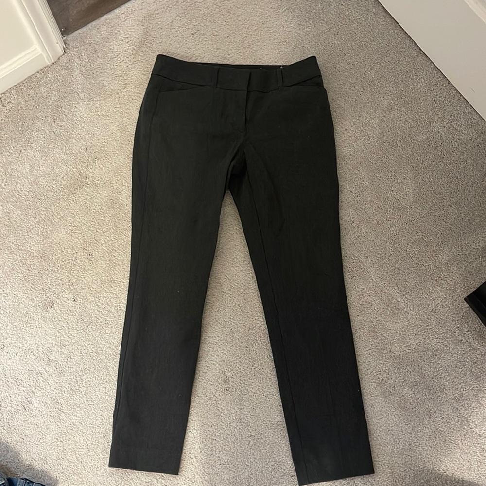 Loft, gray, modern skinny ankle pants